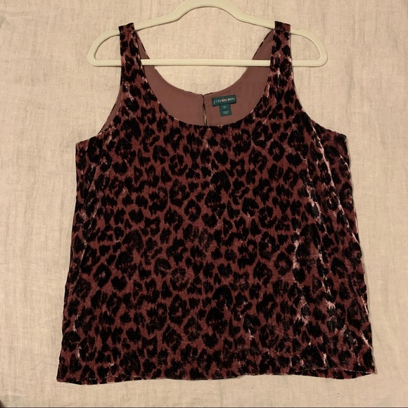 J. Crew Velvet Tank Top (Tall) - Picture 2 of 7